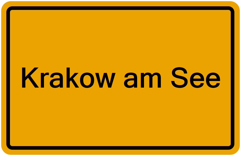 Handelsregisterauszug Krakow am See